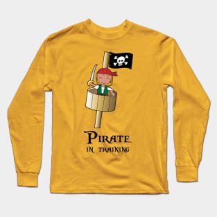 Pirate Girl in Training Long Sleeve T-Shirt